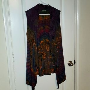 Tie dye vest